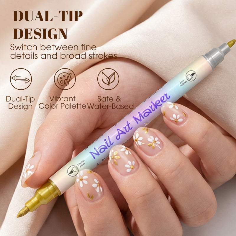 Detailflex Dual Tip Nail Art Pens Product Image 02