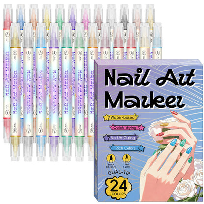 Detailflex Dual Tip Nail Art Pens Product Image 09