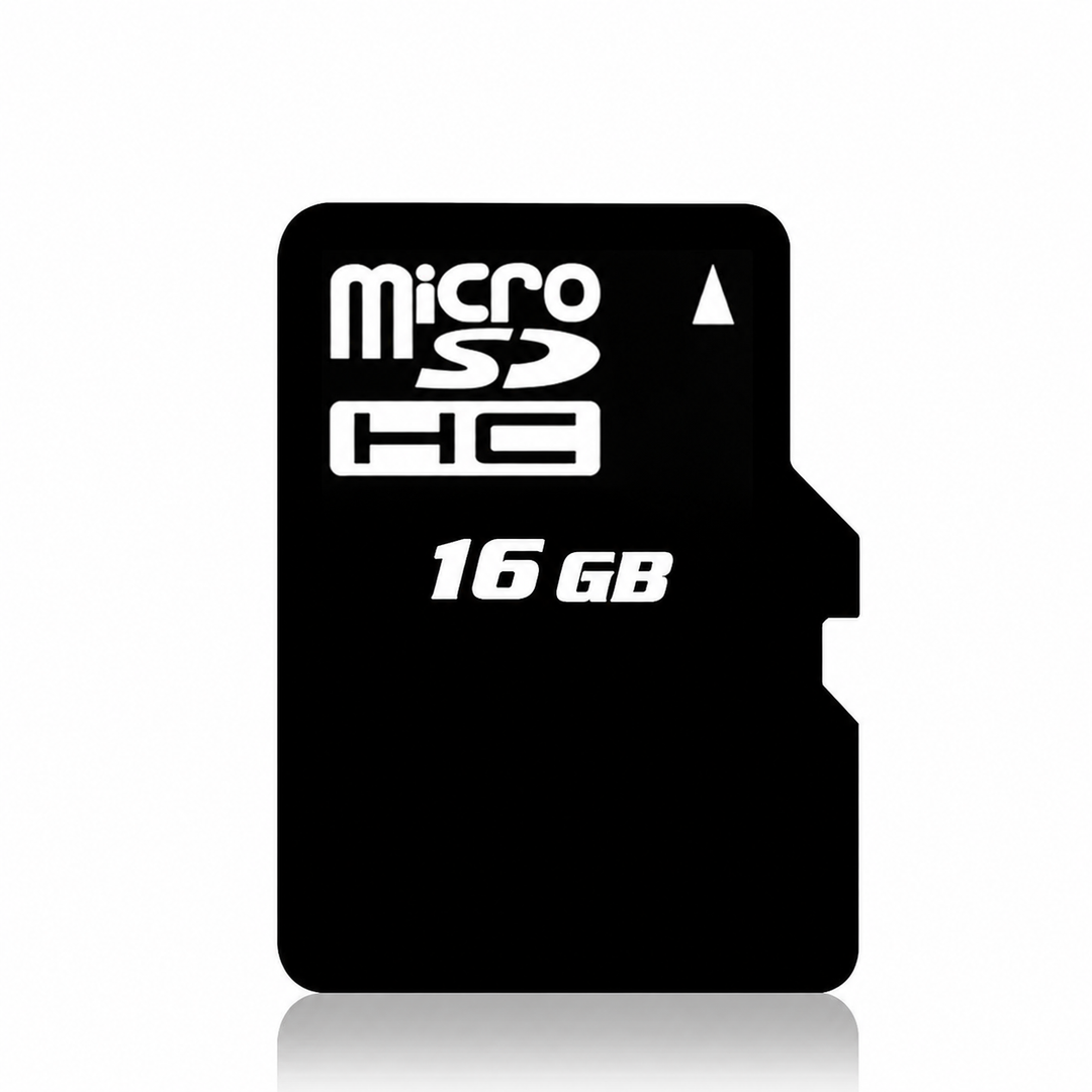 Black 16 GB microSD memory card option for the digital microscope.