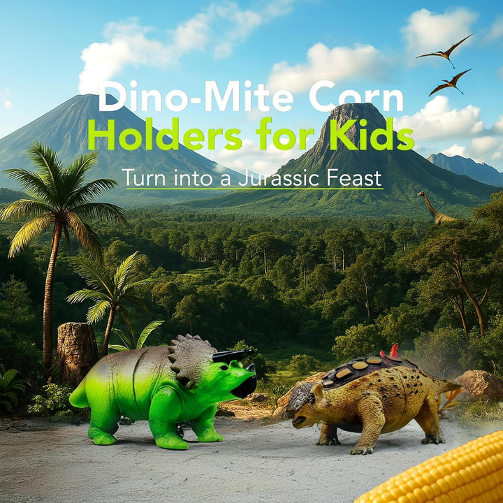 Dinosaur Corn Cob Holders Product Image 03