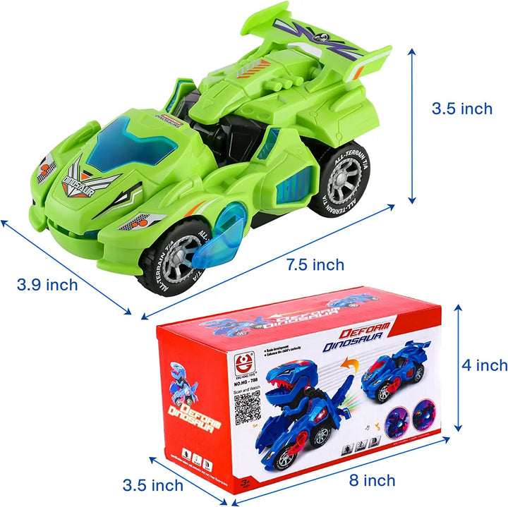 Car dimensions of 7.5 by 3.9 by 3.5 inches and box dimensions of 8 by 3.5 by 4 inches