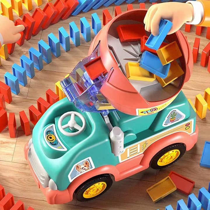 Cutaway view of the toy truck&