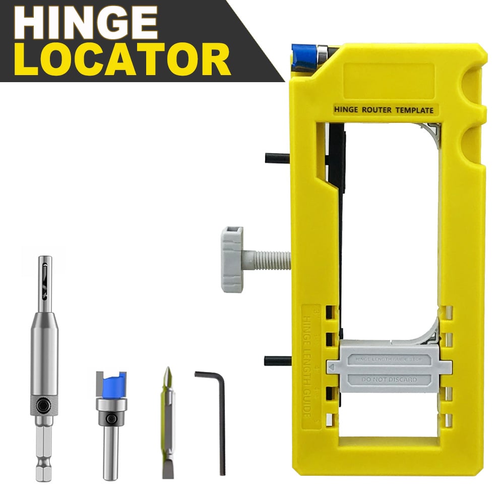 Door Hinge Routing Guide Adjustable Mortise Template Product Image 01