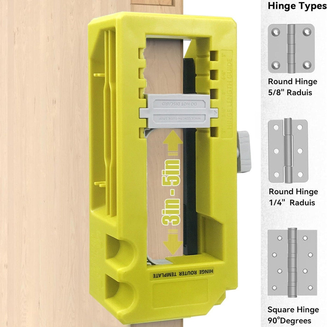 Door Hinge Routing Guide Adjustable Mortise Template Product Image 04