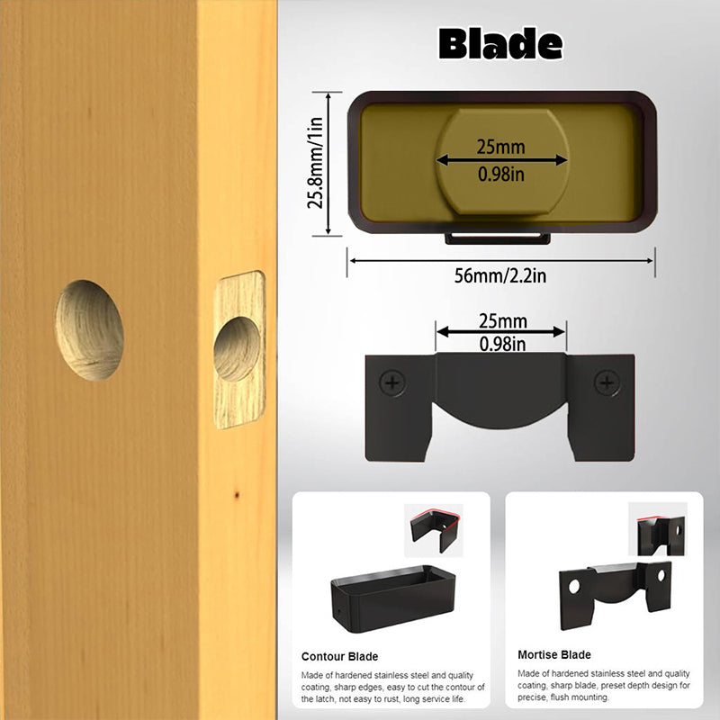 Door Latch Recess Guide Tool Product Image 05