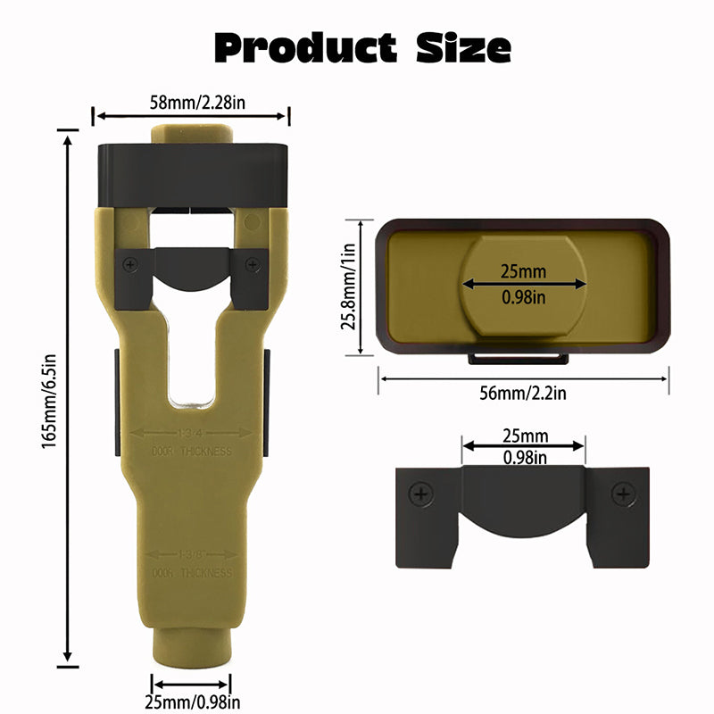 Door Latch Recess Guide Tool Product Image 09
