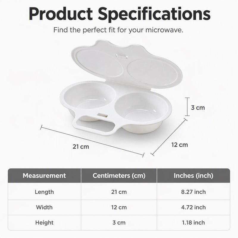 Dual Cavity Egg Poacher Product Image 09
