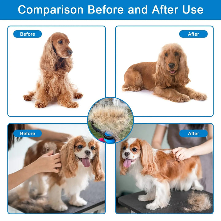 Dual Coat Grooming Rake Deshedding Brush Product Image 06