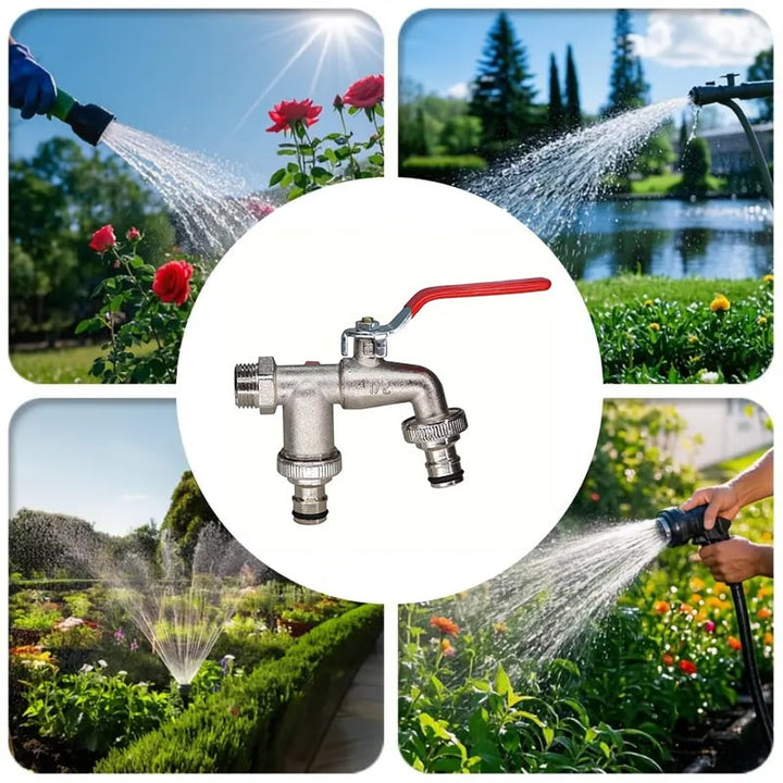 Dual Flow Stainless Steel Garden Faucet Product Image 07