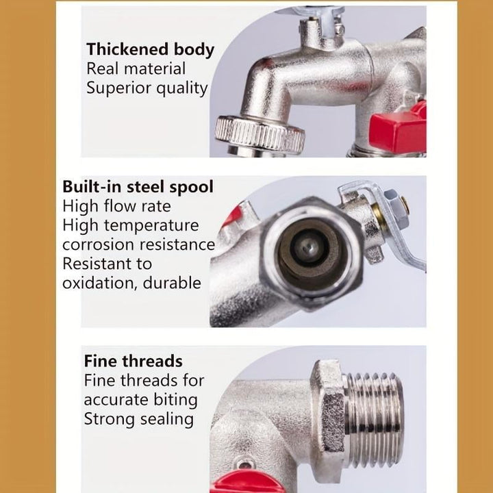 Dual Flow Stainless Steel Garden Faucet Product Image 08