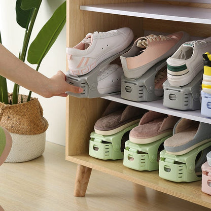 Dual Level Adjustable Plastic Shoe Slots Product Image 03