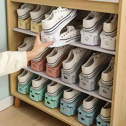 Dual Level Adjustable Plastic Shoe Slots Product Image 04