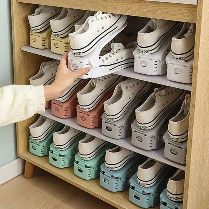 Dual Level Adjustable Plastic Shoe Slots Product Image 04