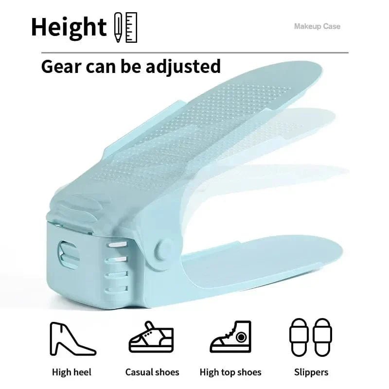 Dual Level Adjustable Plastic Shoe Slots Product Image 05