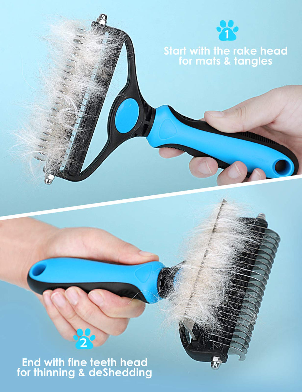 Duocoat Pet Deshedding Rake Product Image 02