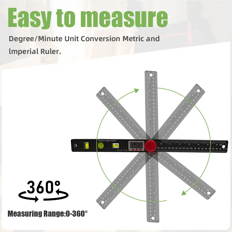 Durameasure 360 Digital Angle Ruler Product Image 09