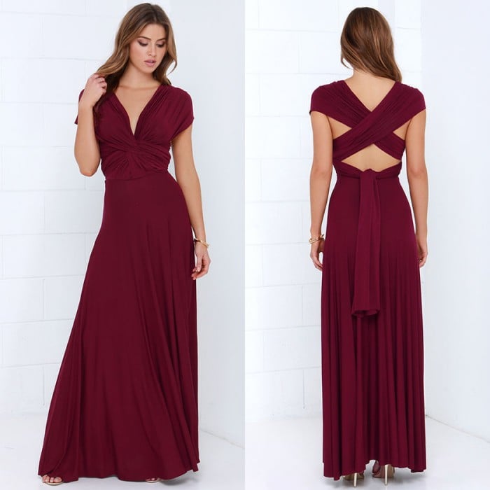 Ember Multi Wear Wrap Maxi Dress Product Image 02