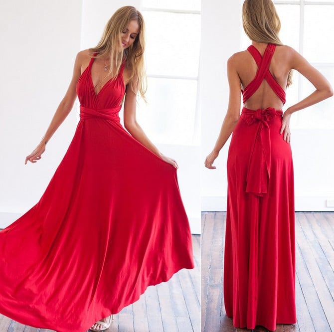 Ember Multi Wear Wrap Maxi Dress Product Image 08