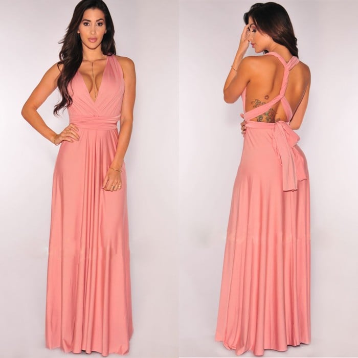 Ember Multi Wear Wrap Maxi Dress Product Image 10