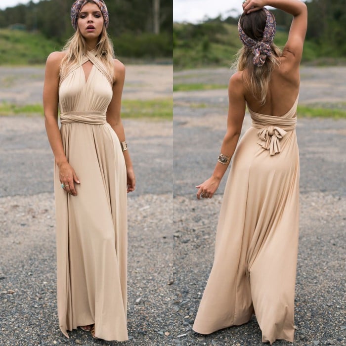 Ember Multi Wear Wrap Maxi Dress Product Image 13