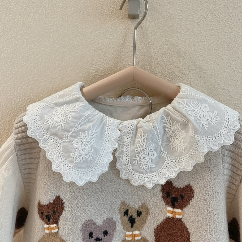 Close-up of the blouse&