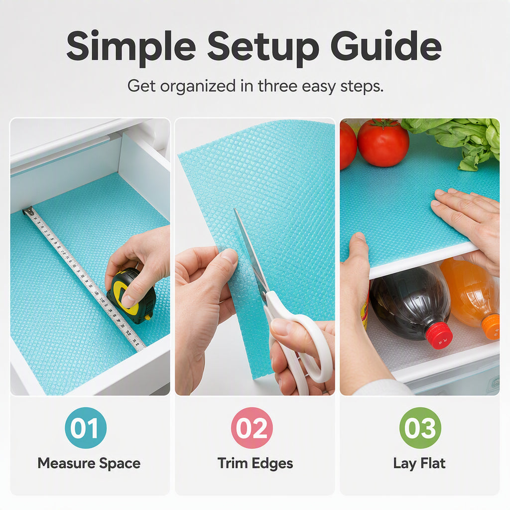 Eva Refrigerator Shelf Liners Cut To Fit 45X29Cm Product Image 09