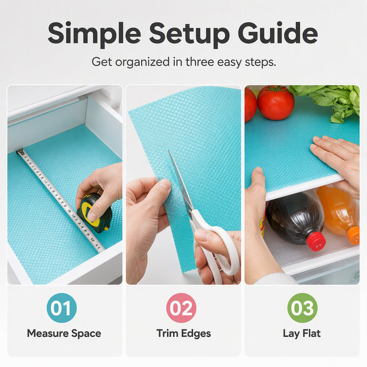 Eva Refrigerator Shelf Liners Cut To Fit 45X29Cm Product Image 09