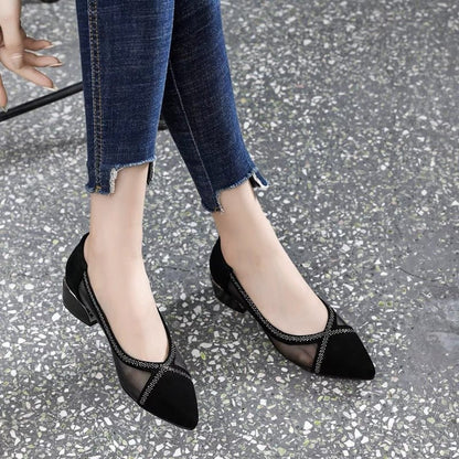 Evelyn Black Soft Sole Moccasins Product Image 01