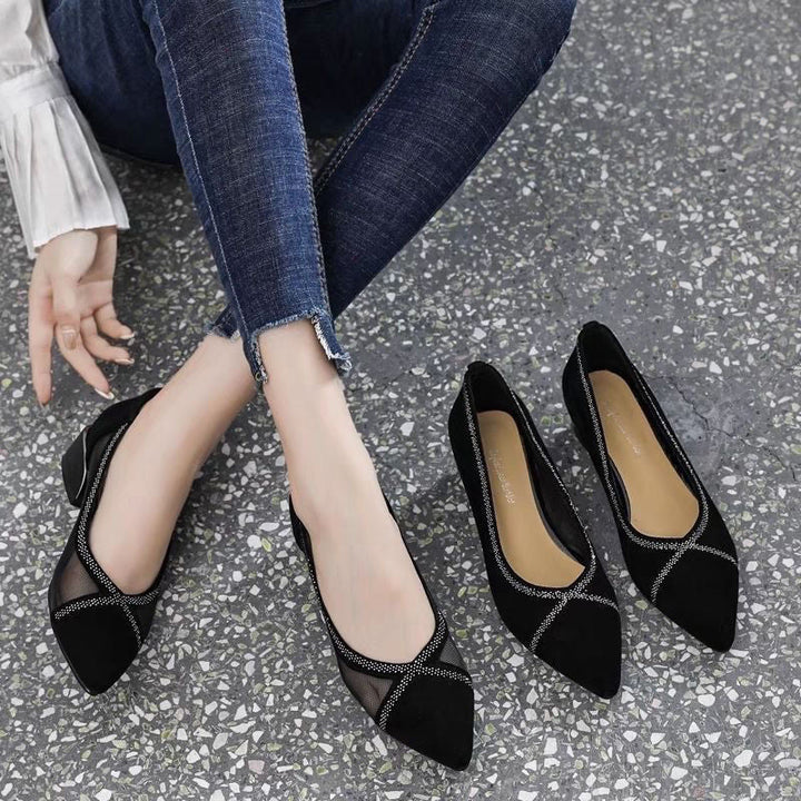 Evelyn Black Soft Sole Moccasins Product Image 02