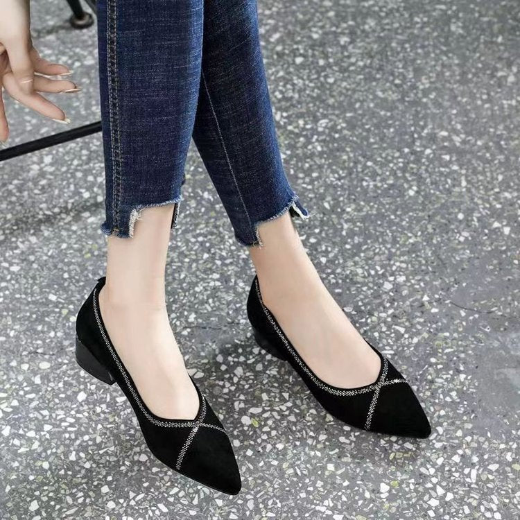 Evelyn Black Soft Sole Moccasins Product Image 05