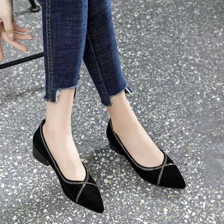 Evelyn Black Soft Sole Moccasins Product Image 05
