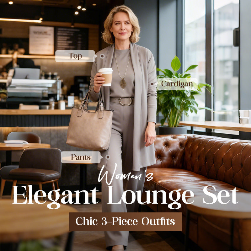 Everyday Three Piece Womens Loungewear Set Product Image 01
