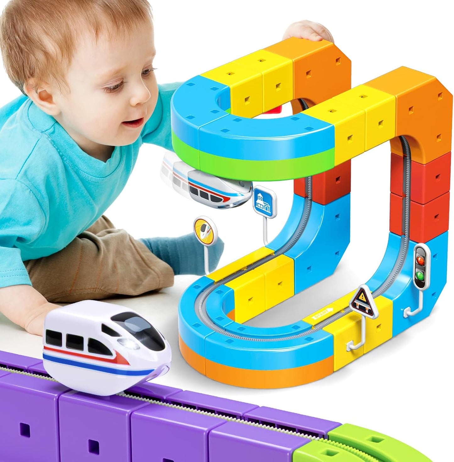 Evoloop Magnetic Track Racer Vertical Racing Toy Set Product Image 03
