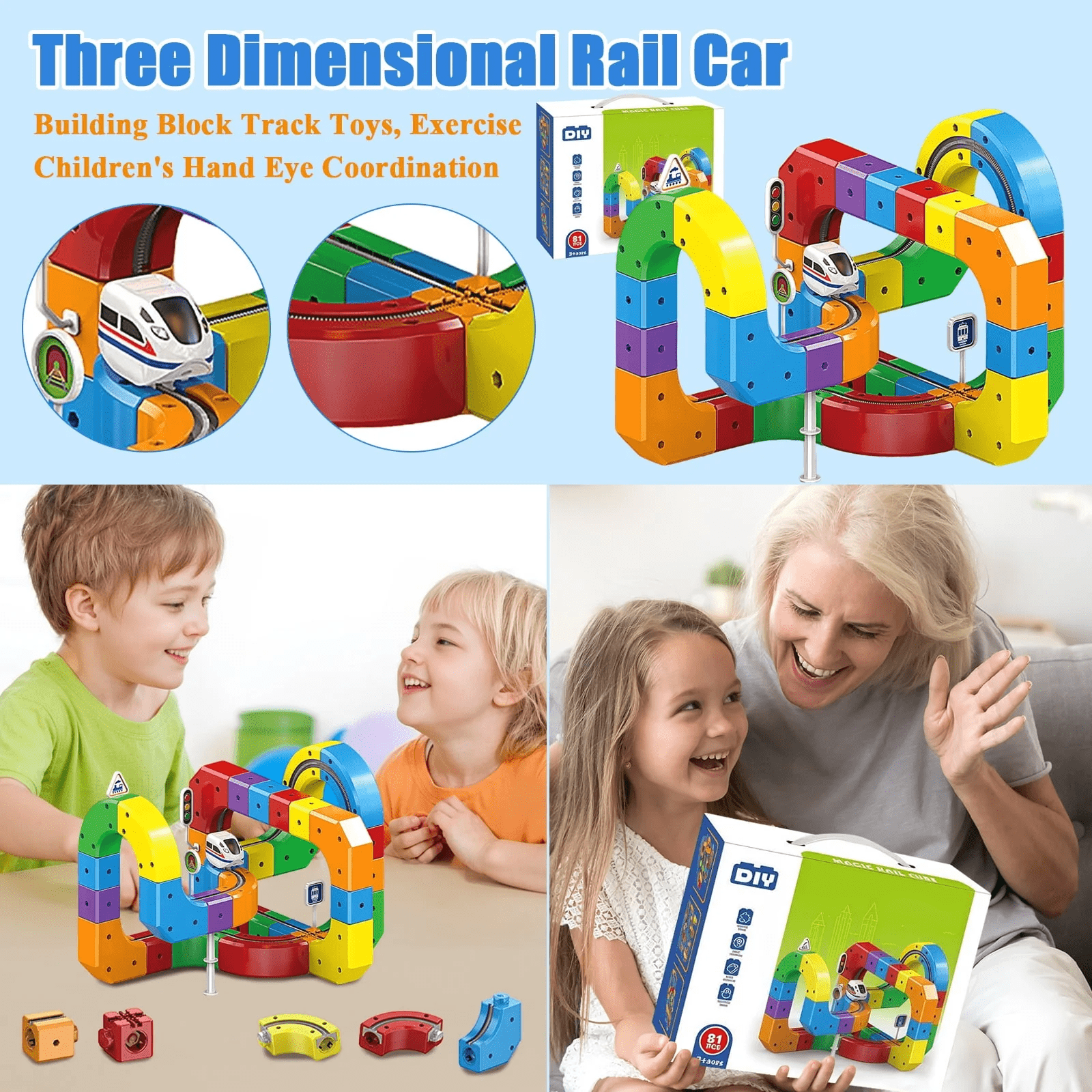 Evoloop Magnetic Track Racer Vertical Racing Toy Set Product Image 04