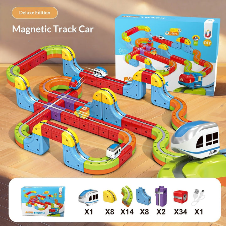 Evoloop Magnetic Track Racer Vertical Racing Toy Set Product Image 10