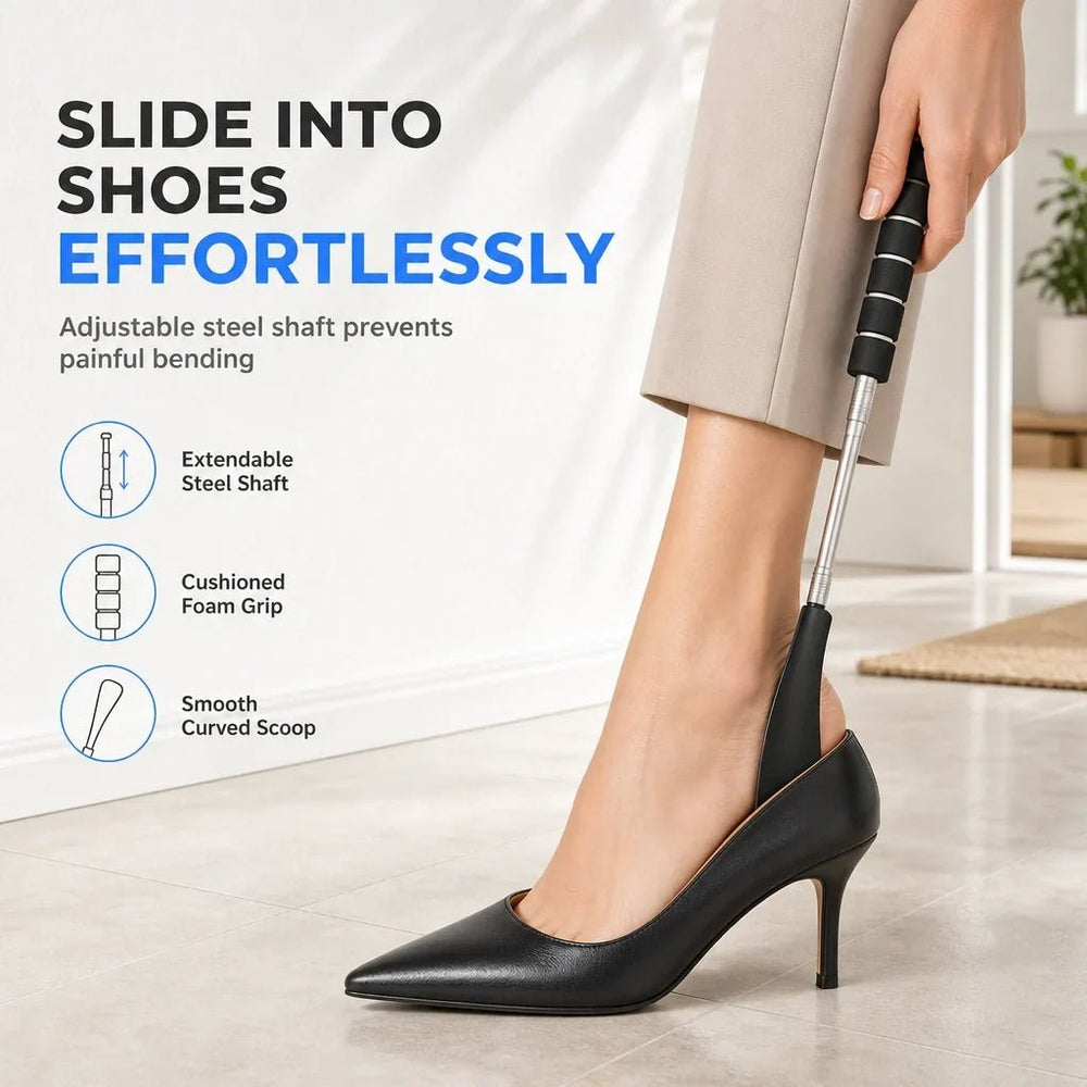 Extendable Steel Shoe Horn Product Image 02