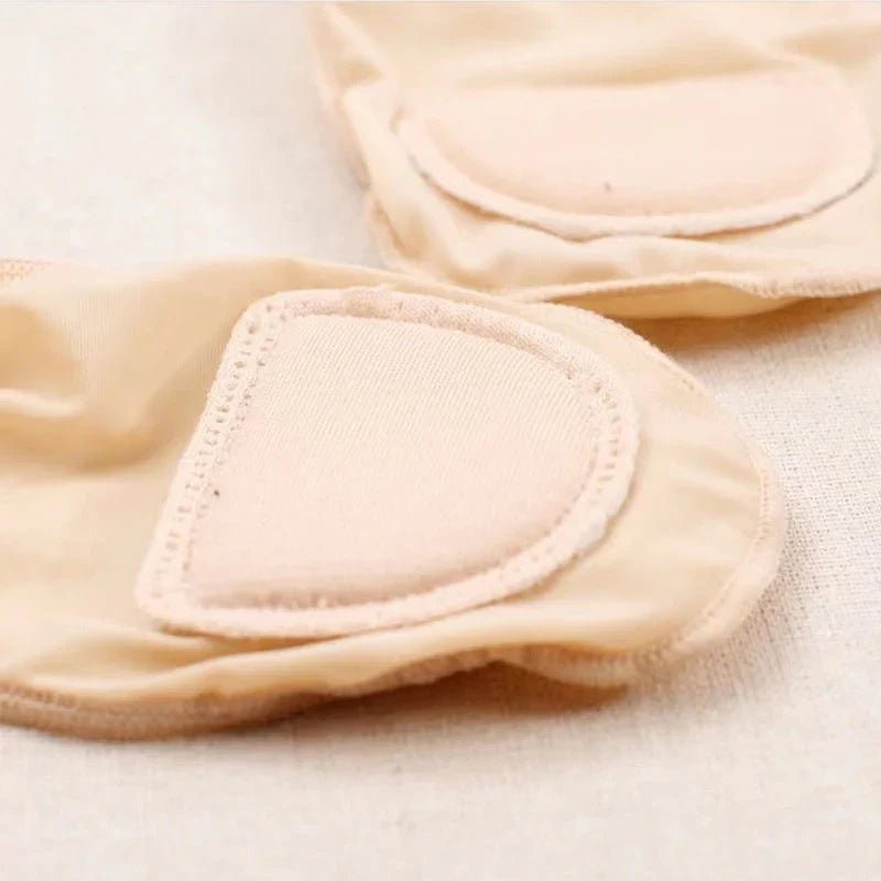 Flexease No Show Cushioned Socks Ice Silk 4 Pair Set Product Image 02
