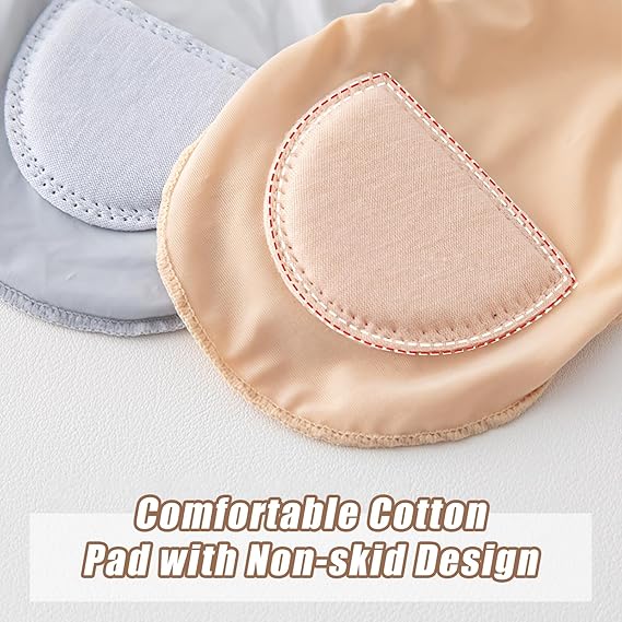 Flexease No Show Cushioned Socks Ice Silk 4 Pair Set Product Image 04
