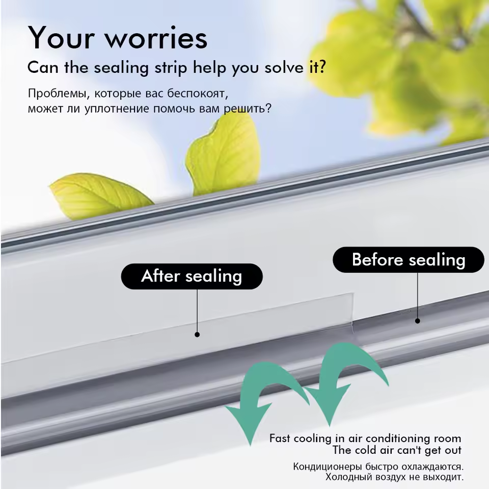 Flexible Silicone Door Gap Seal Product Image 03