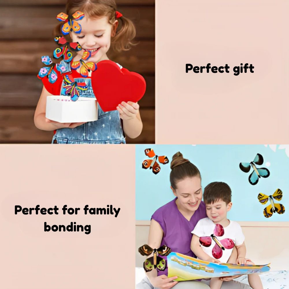 Flicker Flight Wind Up Butterfly Card Surprise Product Image 05