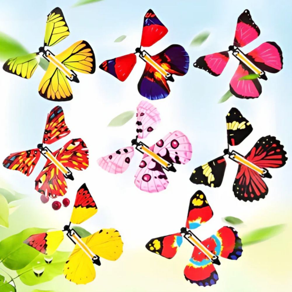 Flicker Flight Wind Up Butterfly Card Surprise Product Image 08