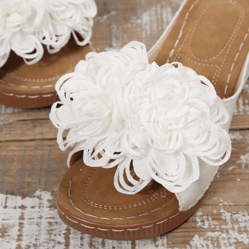Flora Step Floral Slip On Wedge Sandals Product Image 05
