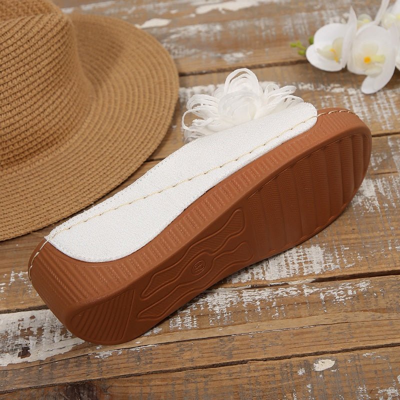 Flora Step Floral Slip On Wedge Sandals Product Image 06