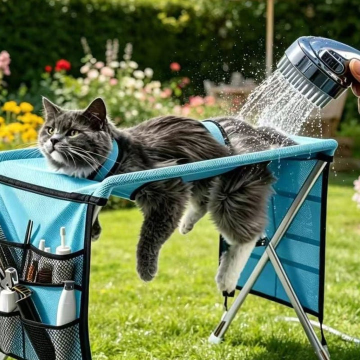 Foldable Pet Grooming Bed Table Hammock Product Image 08