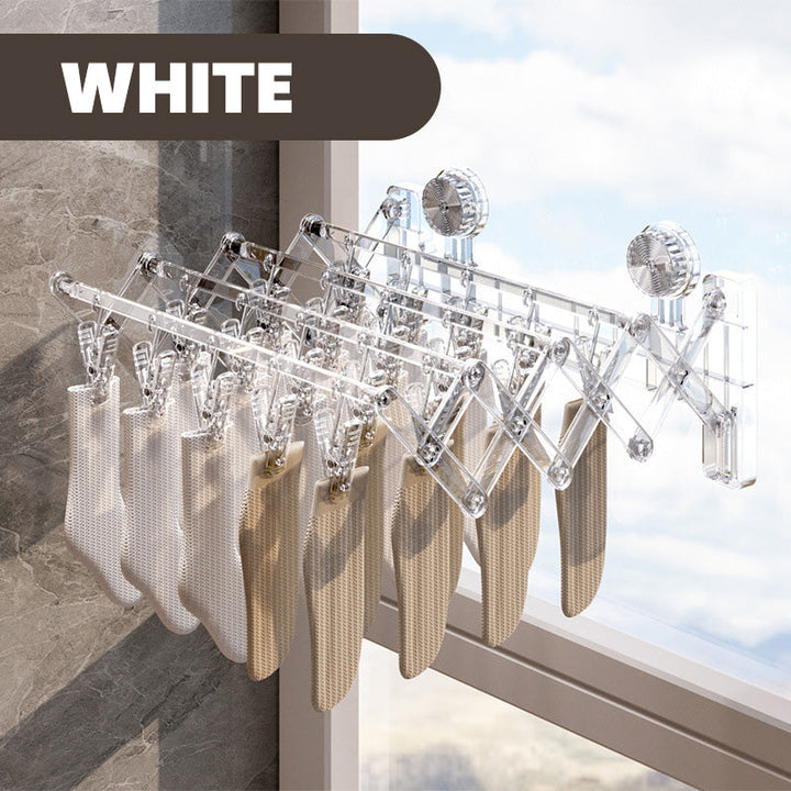 Foldaway 20 Clip Suction Cup Drying Rack Product Image 01