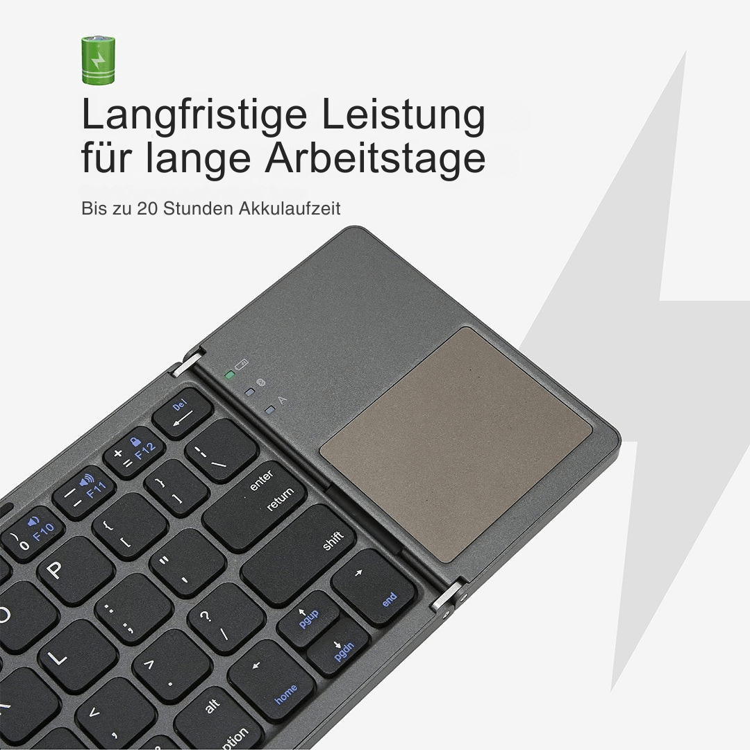 Folding Bluetooth Keyboard Touchpad Product Image 03