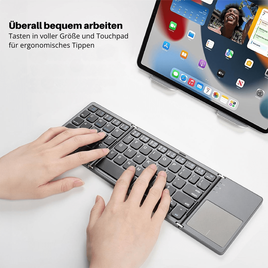 Folding Bluetooth Keyboard Touchpad Product Image 07