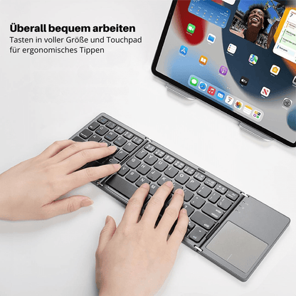 Folding Bluetooth Keyboard Touchpad Product Image 07