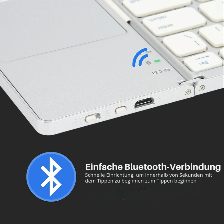 Folding Bluetooth Keyboard Touchpad Product Image 10