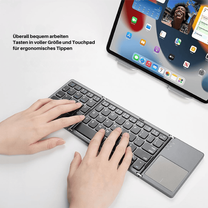 Folding Bluetooth Keyboard Touchpad Product Image 11